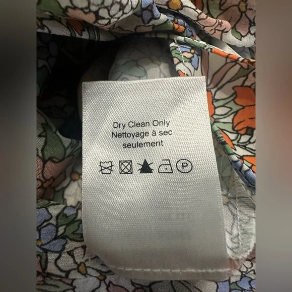 Veronica Beard Floral Silk Chiffon Sleeveless Maxi Dress. Like New. Size:00 - Picture 14 of 15